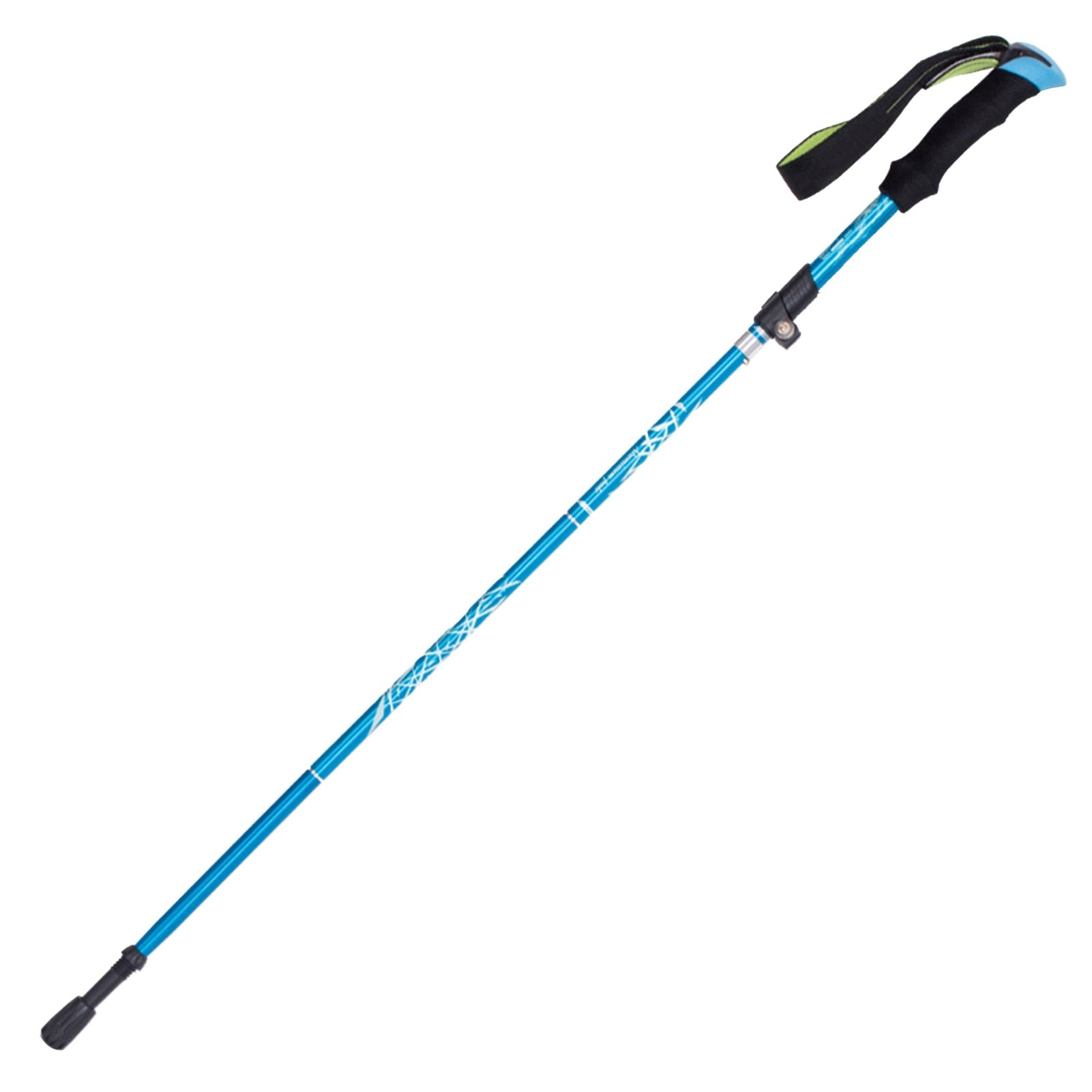 Auminum Alloy Ultralight Trekking Pole Anti Shock Hike Folding Stick